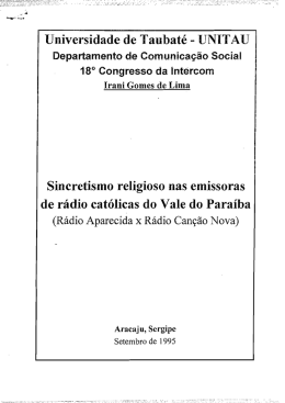 Universidade de Taubaté - UNITAU - Portcom