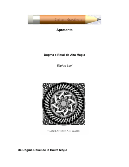 Dogma e Ritual de alta Magia