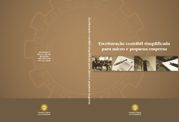 Escritura&ccedil;&atilde;o cont&aacute;bil simplificada para micro e pequena