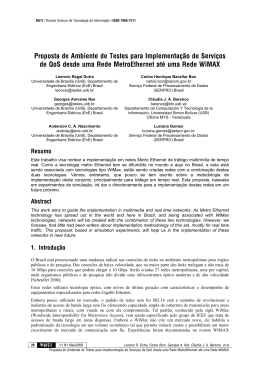 Proposta de Ambiente de Testes para Implementa&ccedil;&atilde;o de