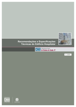Recomenda&ccedil;&otilde;es e Especifica&ccedil;&otilde;es T&eacute;cnicas do Edif&iacute;cio