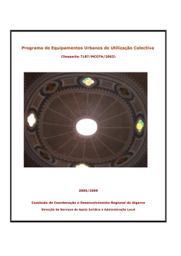 Programa de Equipamentos Urbanos de Utiliza&ccedil;&atilde;o