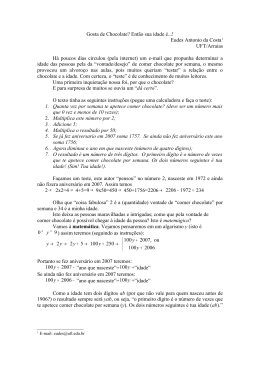 Qual &eacute; a sua idade