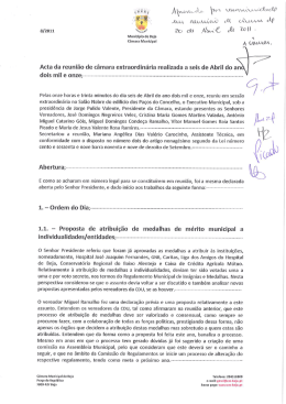 06/04/11 - Câmara Municipal de Beja