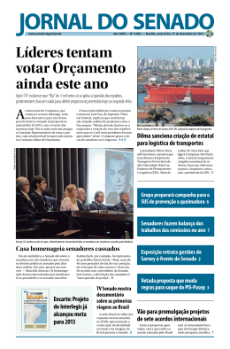 L&iacute;deres tentam votar Or&ccedil;amento ainda este ano