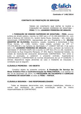 Contrato 140-2014 - Leandro Ferreira de Araujo
