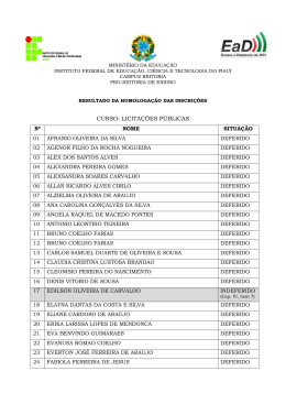 licita&ccedil;&otilde;es p&uacute;blicas - Instituto Federal de Educa&ccedil;&atilde;o, Ci&ecirc;ncia e
