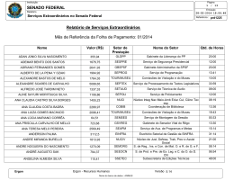 Janeiro - Senado Federal