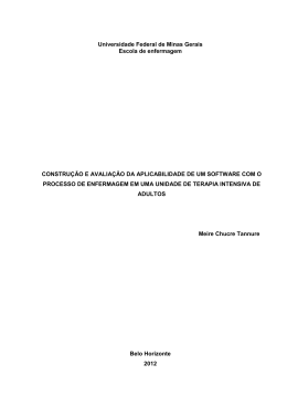 Construção e avaliação da aplicabilidade de um software