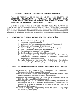 etec cel fernando febeliano da costa &ndash; piracicaba aviso de abertura