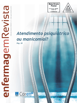 Revista do COREN-SP publica reportagem sobre