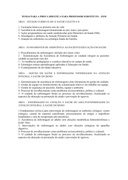 1. Vacina&ccedil;&atilde;o b&aacute;sica no primeiro ano de vida. 2. Assist&ecirc;ncia de