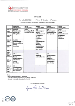 3º Ano - ESEnfCVPOA