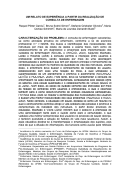 UM RELATO DE EXPERIÊNCIA A PARTIR DA REALIZAÇÃO DE