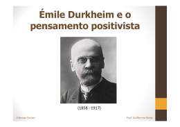 &Eacute;mile Durkheim