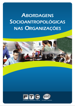 ABORDAGENS S&Oacute;CIO-ANTROPOL&Oacute;GICAS NAS