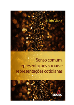 Senso Comum, Representa&ccedil;&otilde;es Sociais e