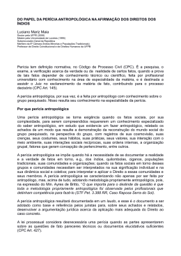 Do papel da per&iacute;cia antropol&oacute;gica na afirma&ccedil;&atilde;o dos direitos dos