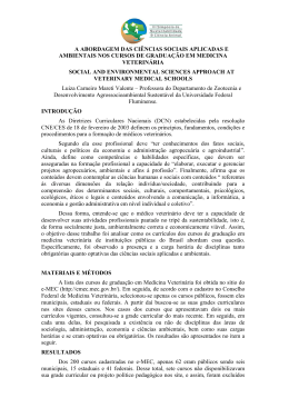a abordagem das ci&ecirc;ncias sociais aplicadas e ambientais nos