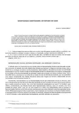 Redefinindo identidades : um estudo de caso / Jussara N. Moreira