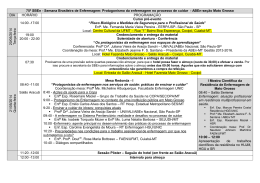 Programação da 75ª SBEn
