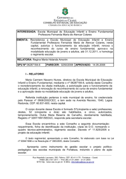 Parecer 0250/2008 - Conselho Estadual de Educação
