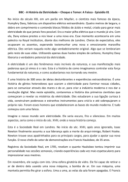 A Hist&oacute;ria da Eletricidade &ndash; Choque e Temor