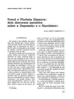 Freud e Florbela Espanca: dois discursos paralelos sobre a