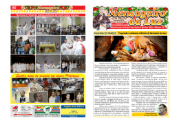 Jornal Mensageiro da Luz Santo Galv&atilde;o Bebedouro Dezembro