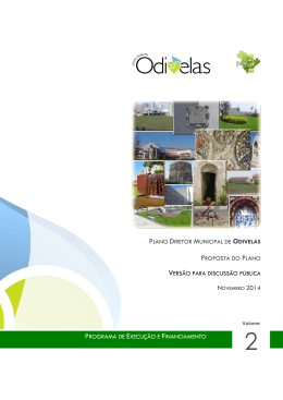 Programa de Execu&ccedil;&atilde;o e Financiamento