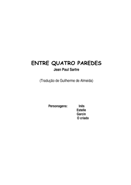 ENTRE QUATRO PAREDES