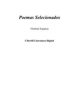 Poemas Selecionados de Floberla Espanca