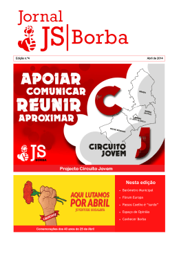 JORNAL JS BORBA &ndash; Abril 2014