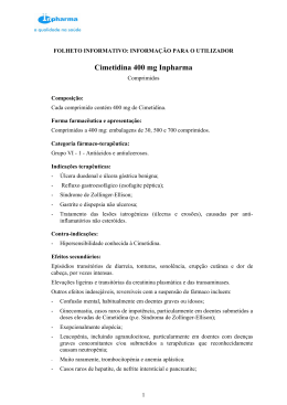 Cimetidina 400 mg Inpharma comprimidos