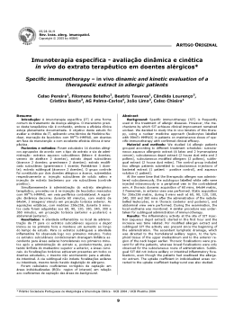 Imunoterapia espec&iacute;fica - ASBAI - Associa&ccedil;&atilde;o Brasileira de Alergia