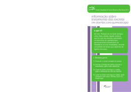 informa&ccedil;&atilde;o sobre tratamento dos excreta