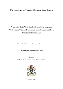 A import&acirc;ncia da visita domicili&aacute;ria de enfermagem na qualidade de