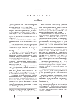Editorial I - Acta Reumatológica Portuguesa
