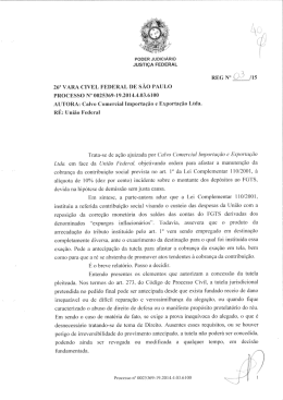 26n VARA CIVEL FEDERAL DE SÃO PAULO