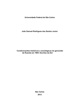Universidade Federal de São Carlos João Samuel