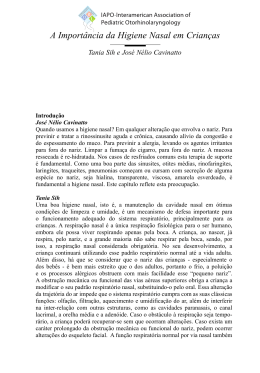 A Import&acirc;ncia da Higiene Nasal em Crian&ccedil;as