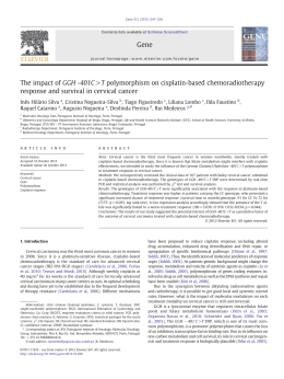T polymorphism on cisplatin-based chemoradiotherapy response