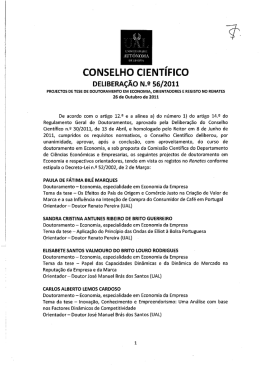 DELIBERAÇÃO N.2 56/2011