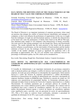 DATA MINING THE IDENTIFICATION OF THE