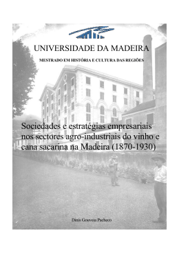 Capítulo I - DigitUMa - Universidade da Madeira