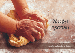 Recetas e poesias
