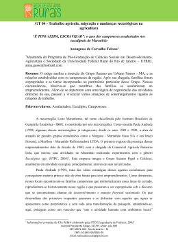 GT 04 - Trabalho agr&iacute;cola, migra&ccedil;&atilde;o e mudan&ccedil;as tecnol&oacute;gicas na