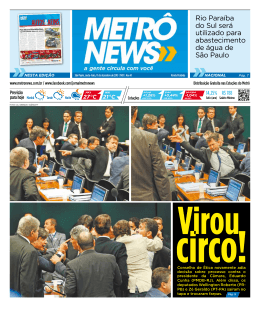 + VEJA MAIS - Metr&ocirc; News
