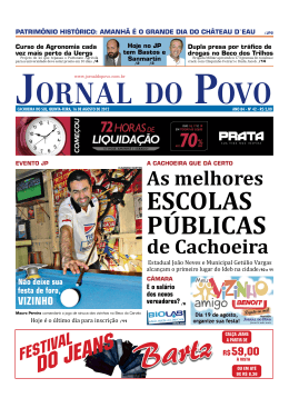 As melhores de Cachoeira