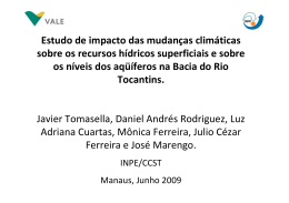 Impacto das mudan&ccedil;as clim&aacute;ticas sobre recursos h&iacute;dricos